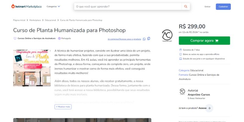 Curso de Planta Humanizada para Photoshop