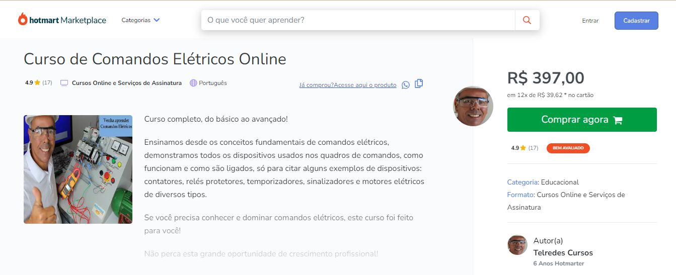 Curso de Comandos Elétricos Online